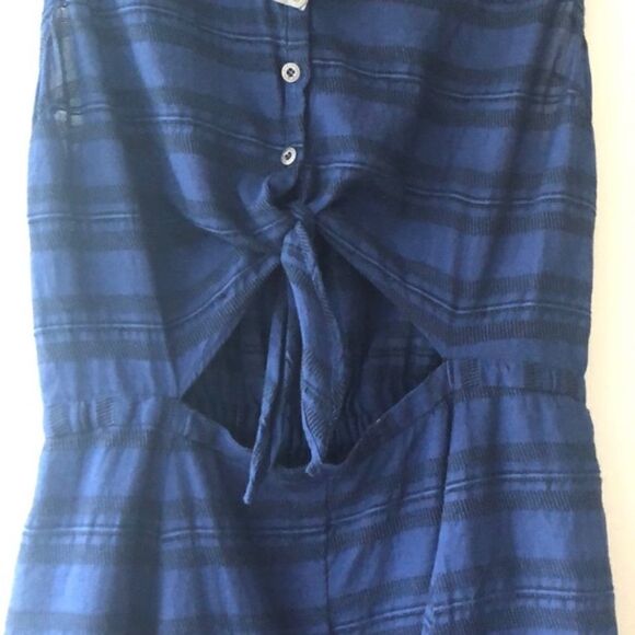 NEW ✨ UO Cooperative Women's Blue Joey Romper - Picture 5 of 6